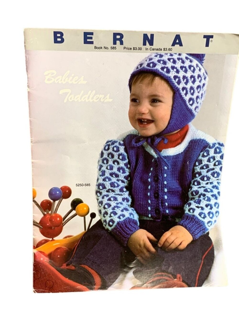 Bernat Babies & Toddlers Knit Pattern Book #585